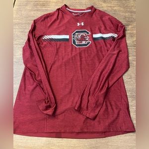 Large South Carolina Gamecocks LS heatgear Dri-fit shirt